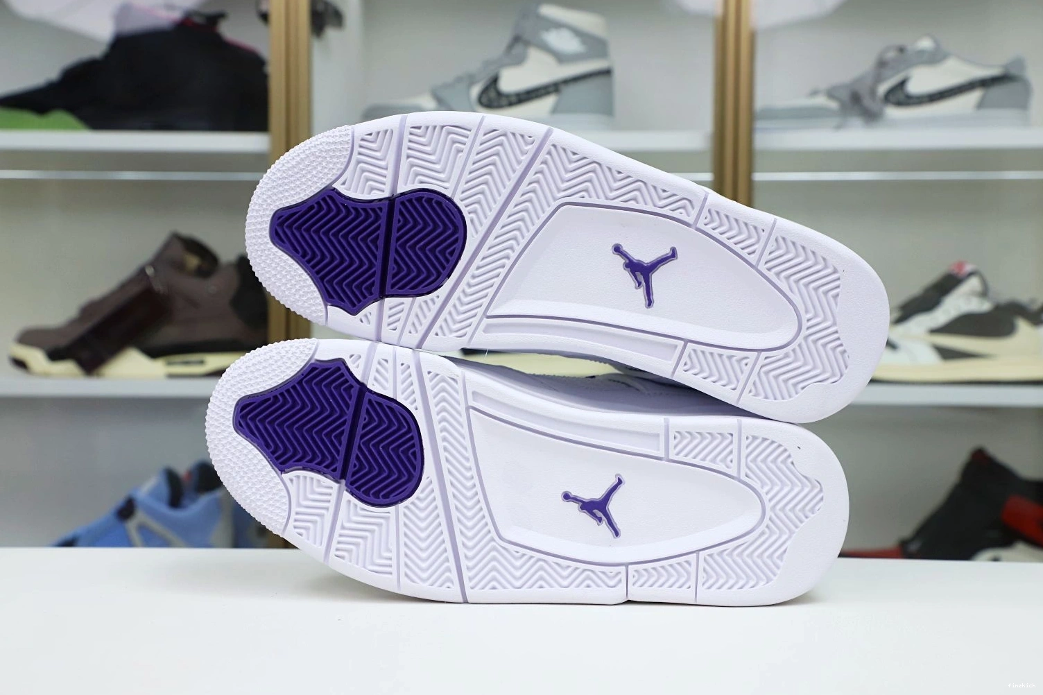 METALLIC JORDAN 4 AIR PURPLE 0128